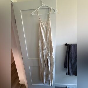 BDG Cream Jumpsuit